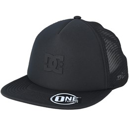 blue and black dc hat