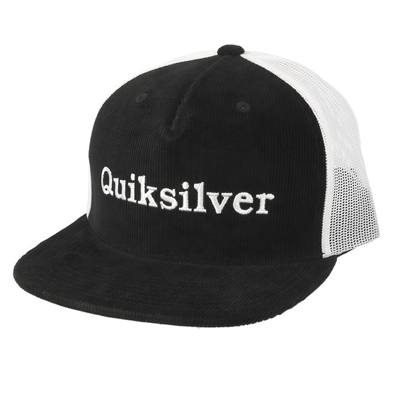 white quiksilver hat