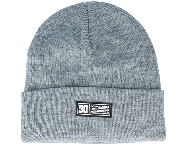 Label Beanie Frost Gray - DC beanies 
