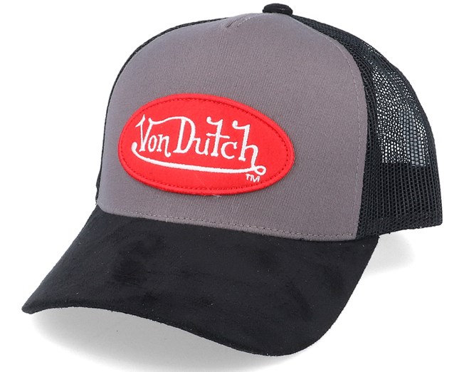 von dutch black trucker hat