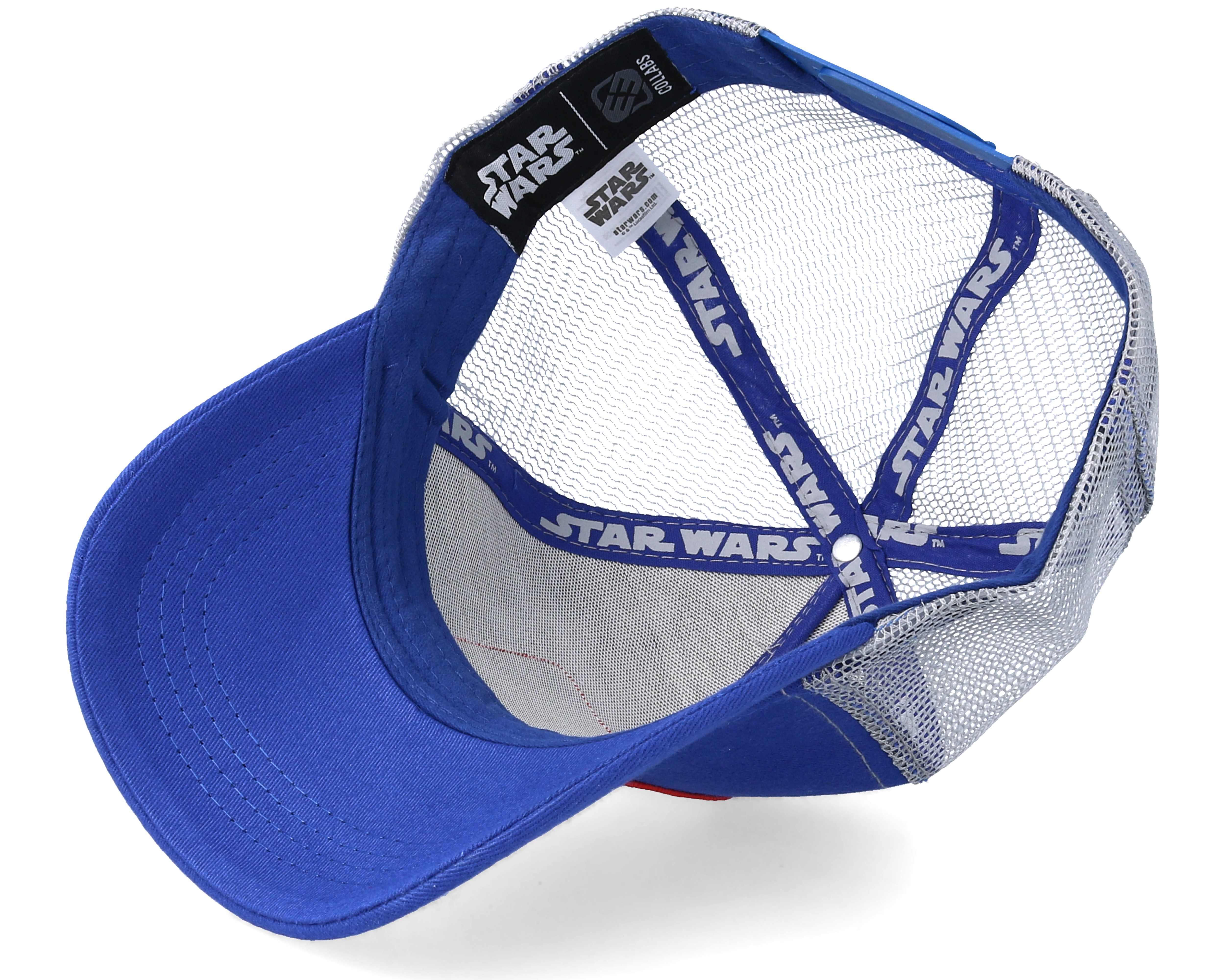 Star Wars R2D2 Blue/Grey Trucker Capslab caps Hatstore.co.uk