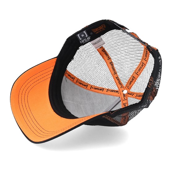 Dragon Ball C 16 Black Orange Trucker Capslab Start Bone Hatstore