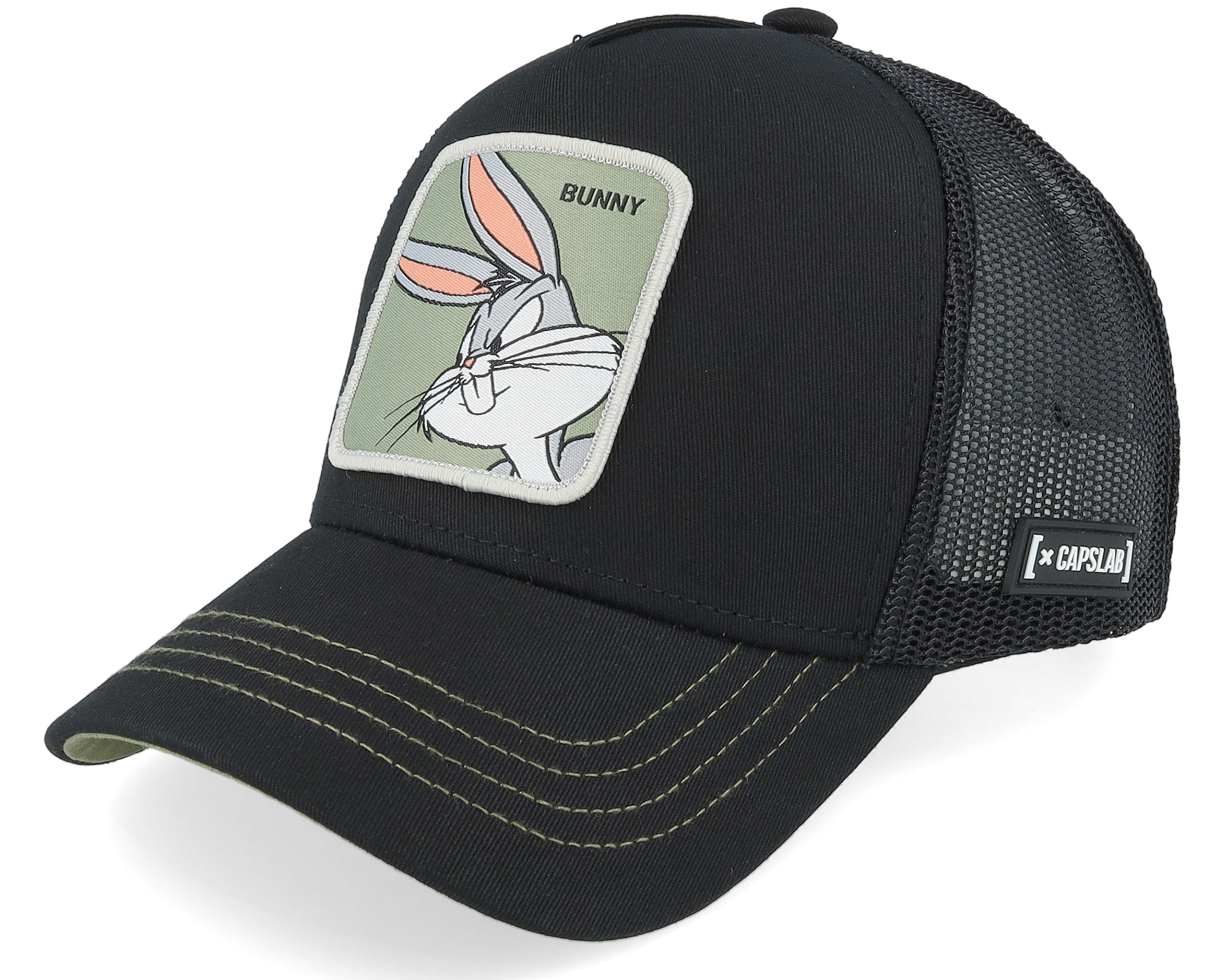 Looney Tunes Bugs Bunny Black/Black Trucker Capslab keps Hatstore.se