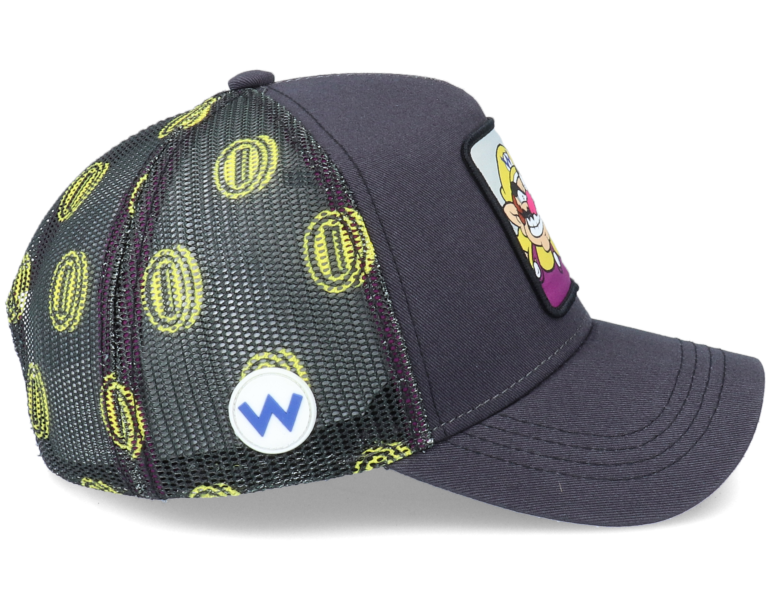 Nintendo Super Mario Bros Wario Trucker - Capslab caps - Hatstoreworld.com