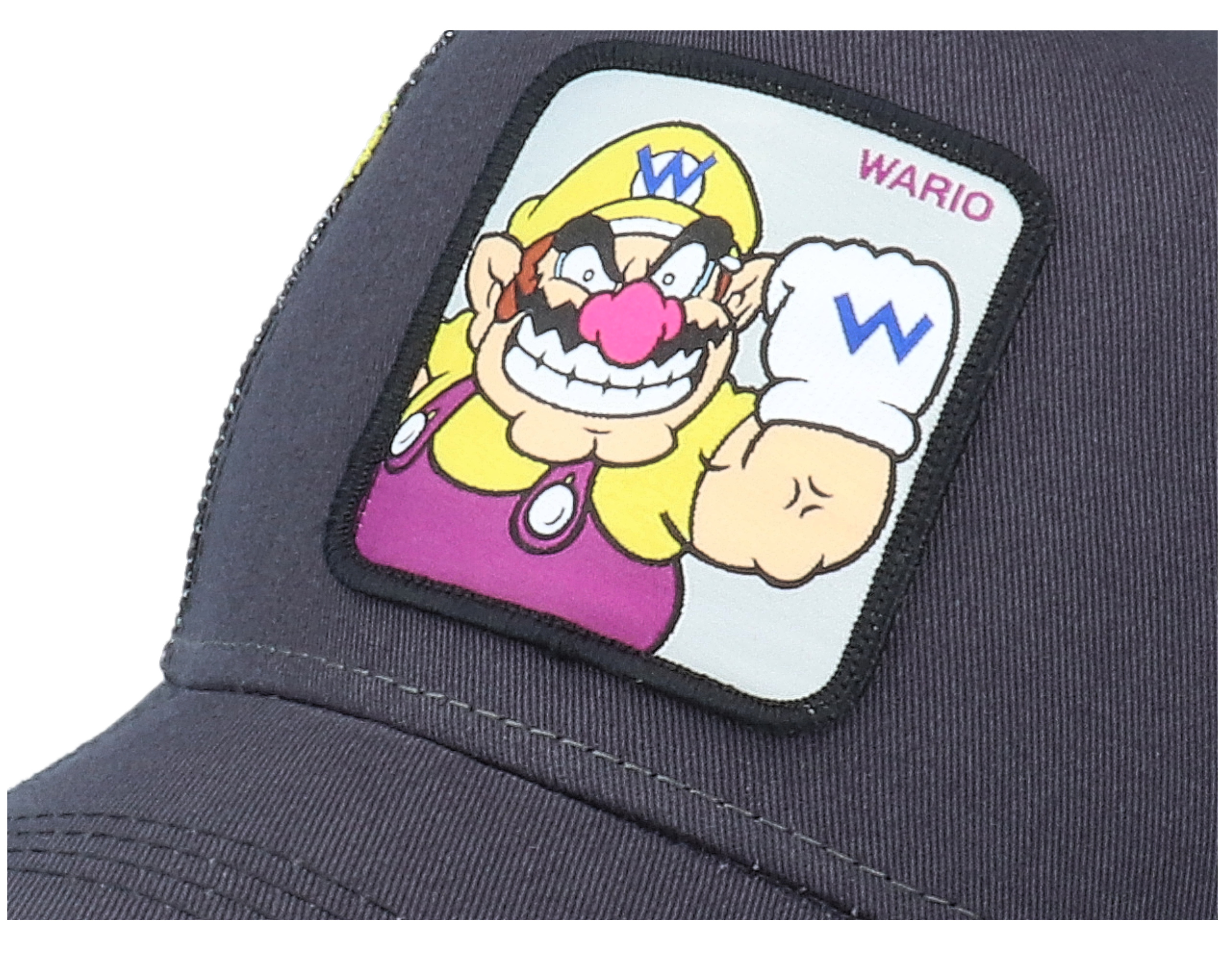 Nintendo Super Mario Bros Wario Trucker - Capslab caps - Hatstoreworld.com