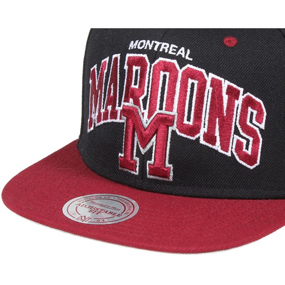 Montreal Maroons Team Arch Snapback Mitchell Ness Caps Hatstoreworld Com