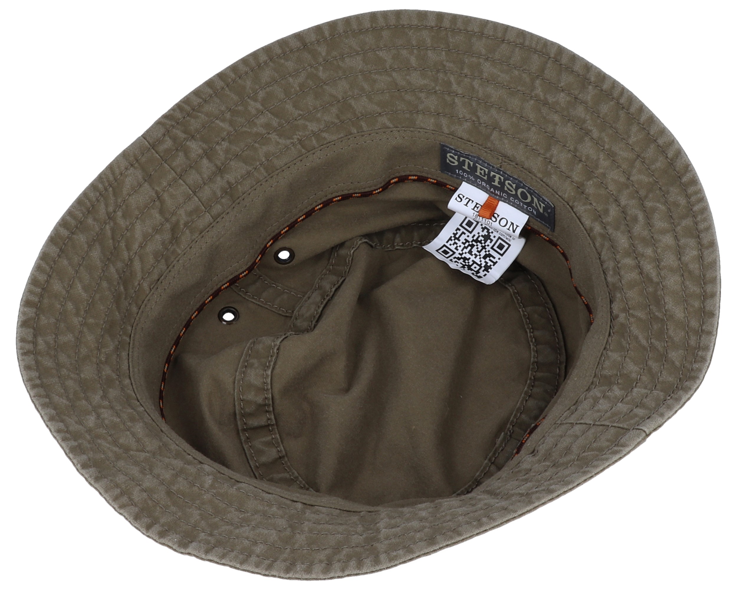 Delave Organic Cotton Olive Bucket Stetson hats