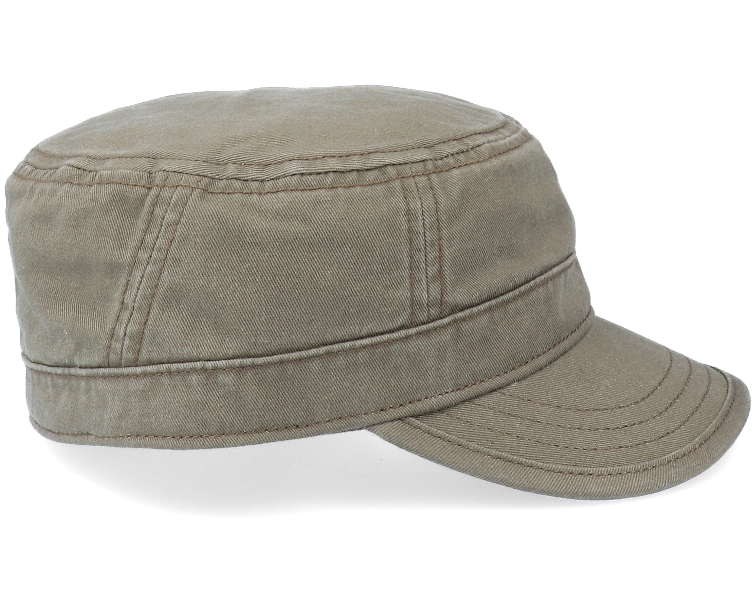 Army Cotton Dark Beige Fitted Stetson caps