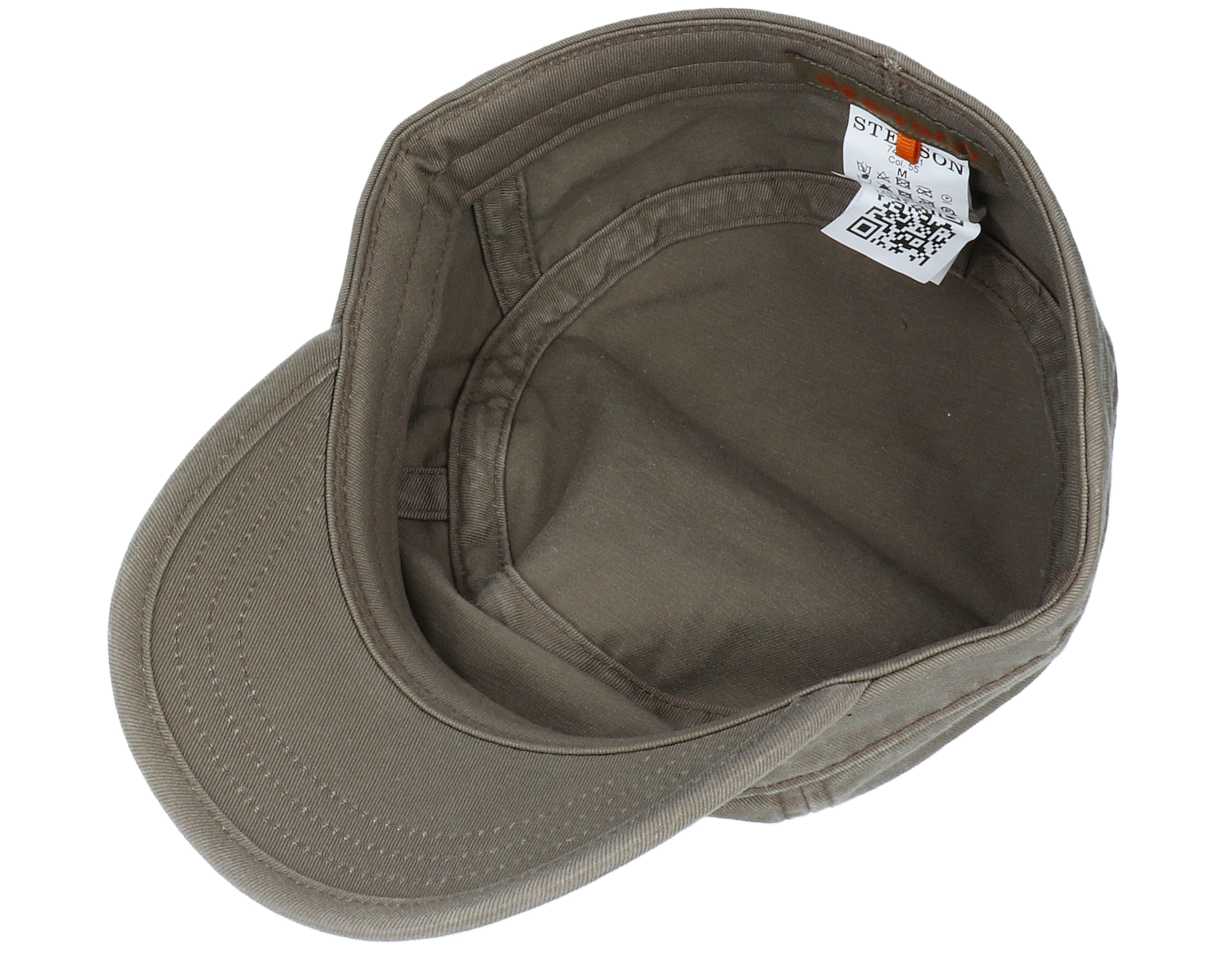 Army Cotton Dark Beige Fitted Stetson caps