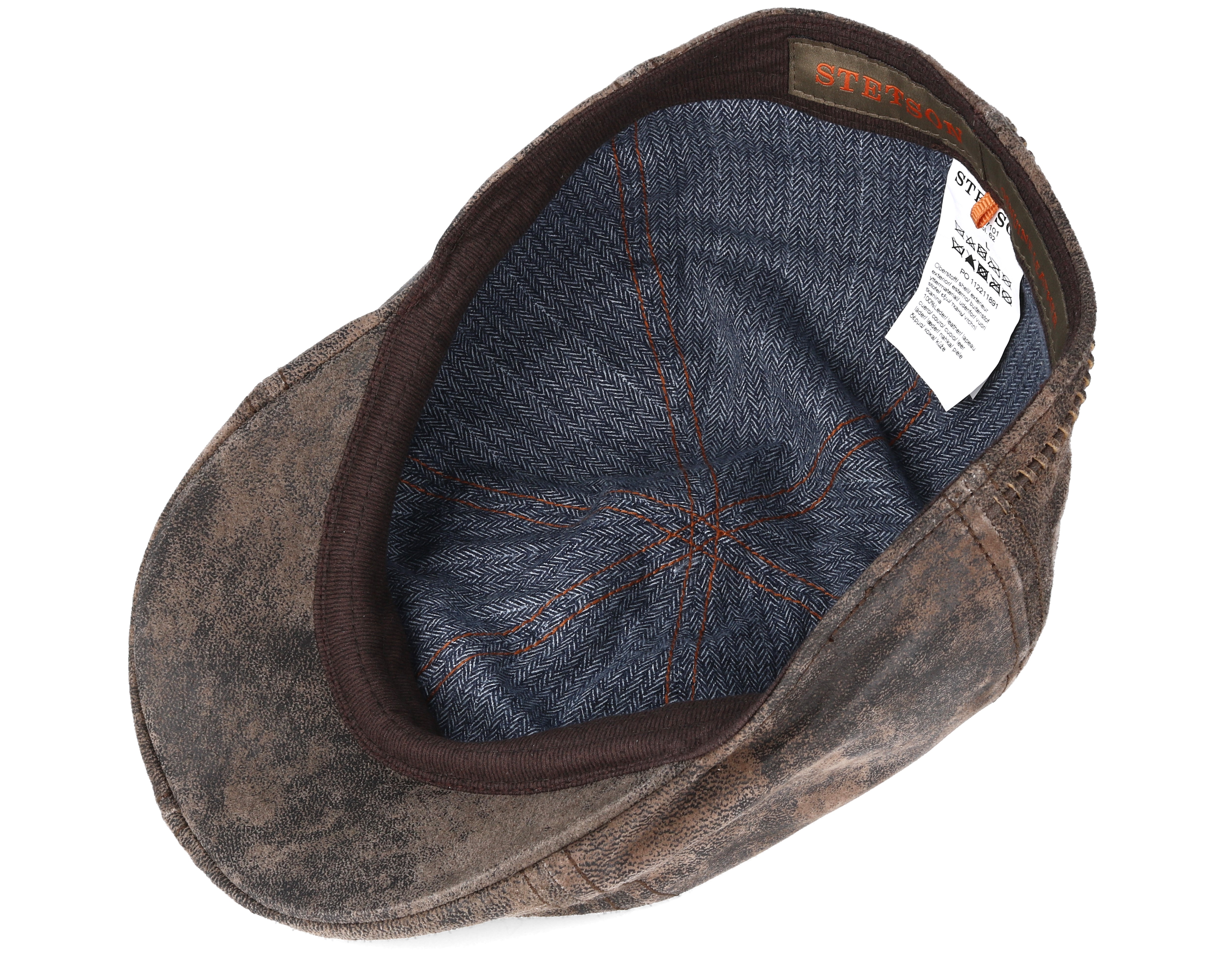 Texas Pig Skin Sportcap Flat Cap Stetson caps