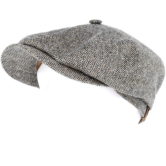 Hatteras Silk Fischgrat Flatcap