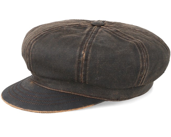 stetson 8 panel newsboy cap