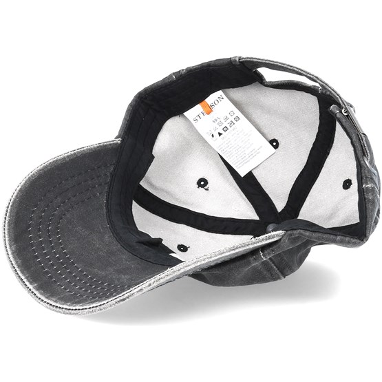 Baseball Co Pes Black Adjustable Stetson Caps Hatstoreworld Com
