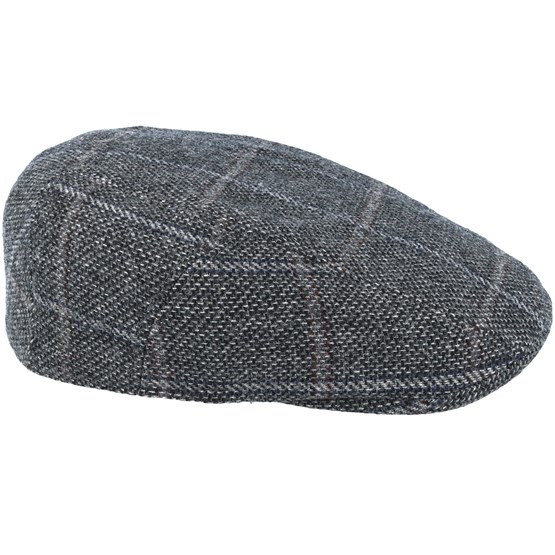 Ivy Wool Grey Flat Cap - Stetson 