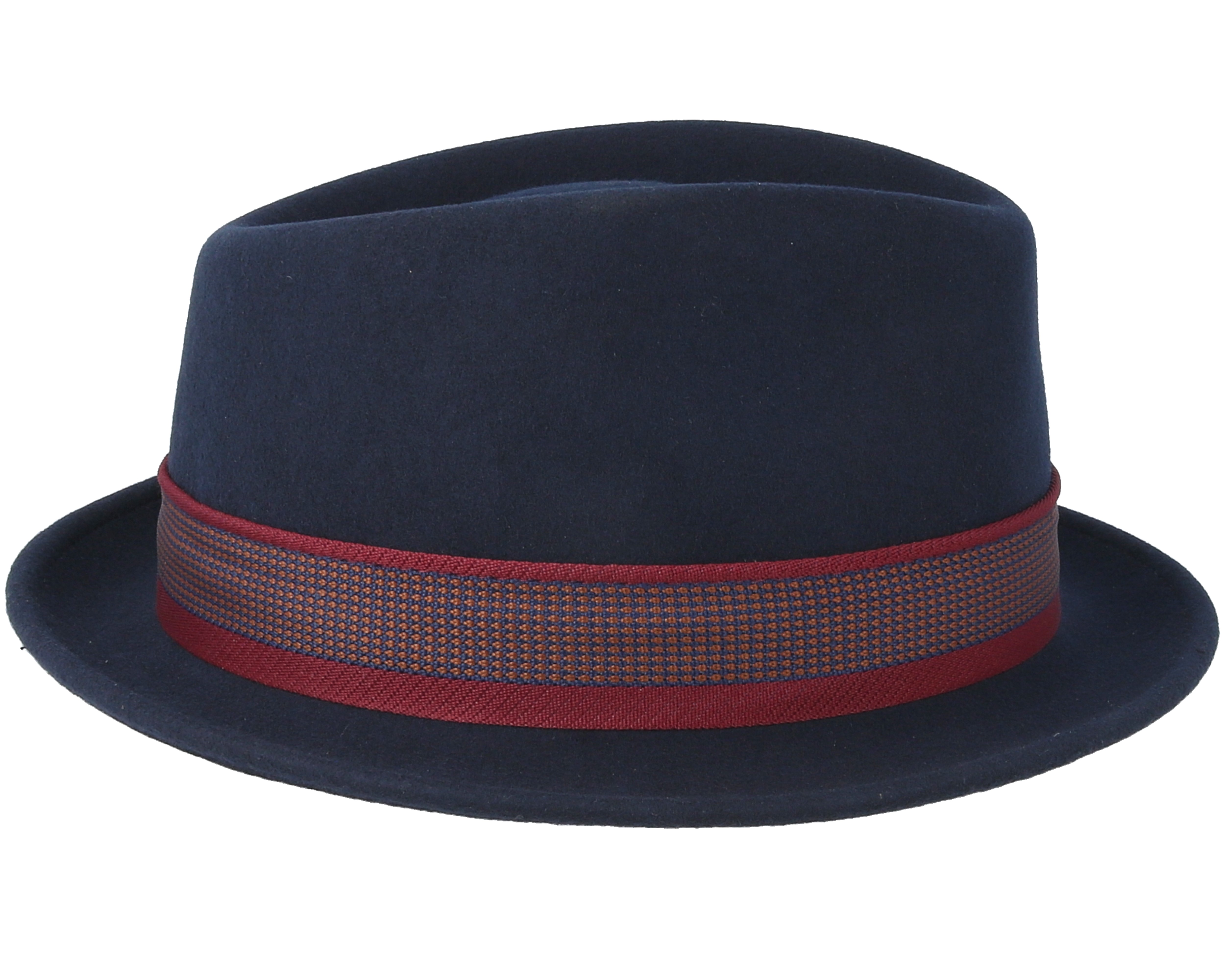 Woolfelt Navy Trilby Stetson hats Hatstore.co.uk