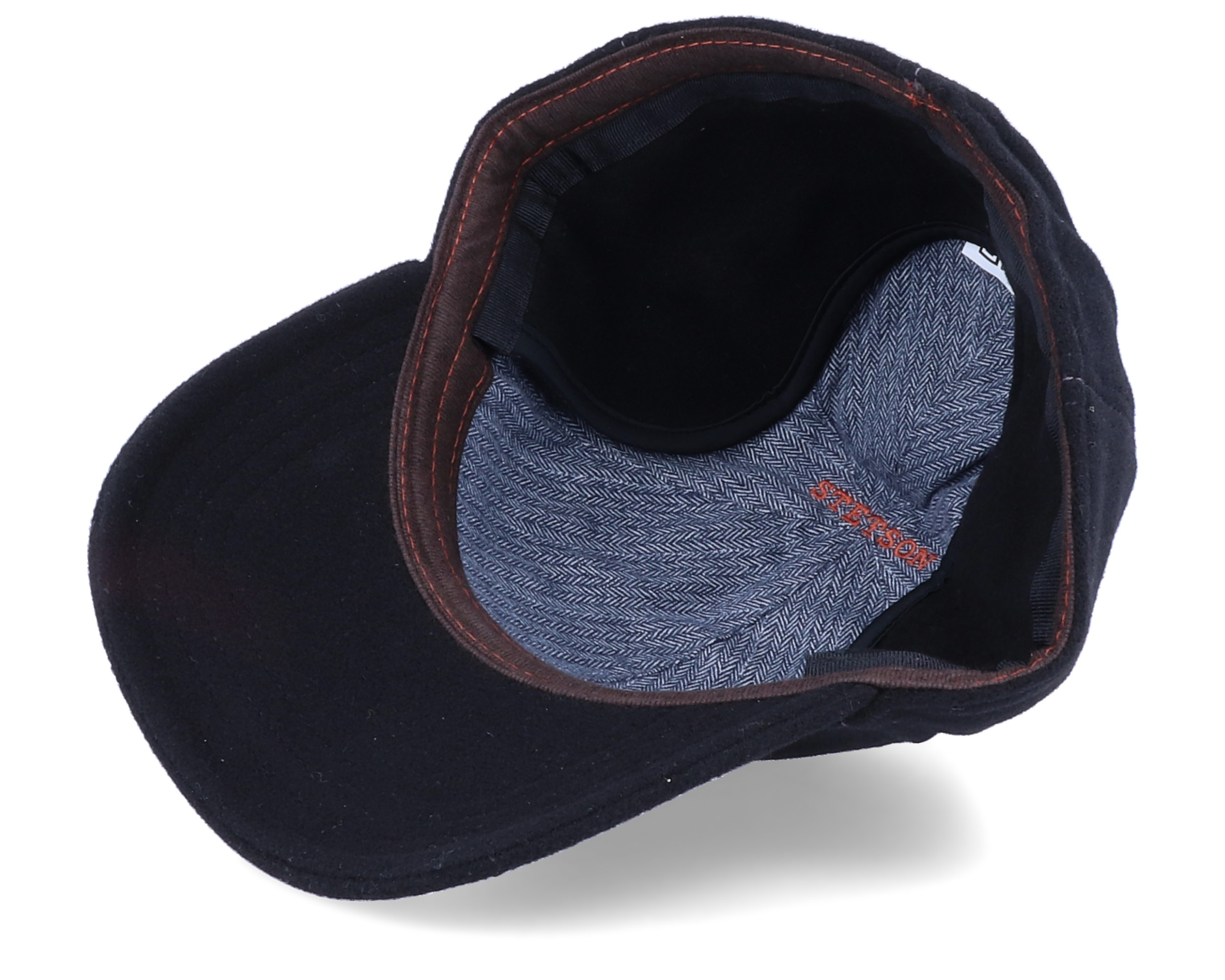 Baseball Wool/Cashmere Black Ear Flap Stetson caps Baseball Wool/Cashmere Black Ear Flap Stetson caps
