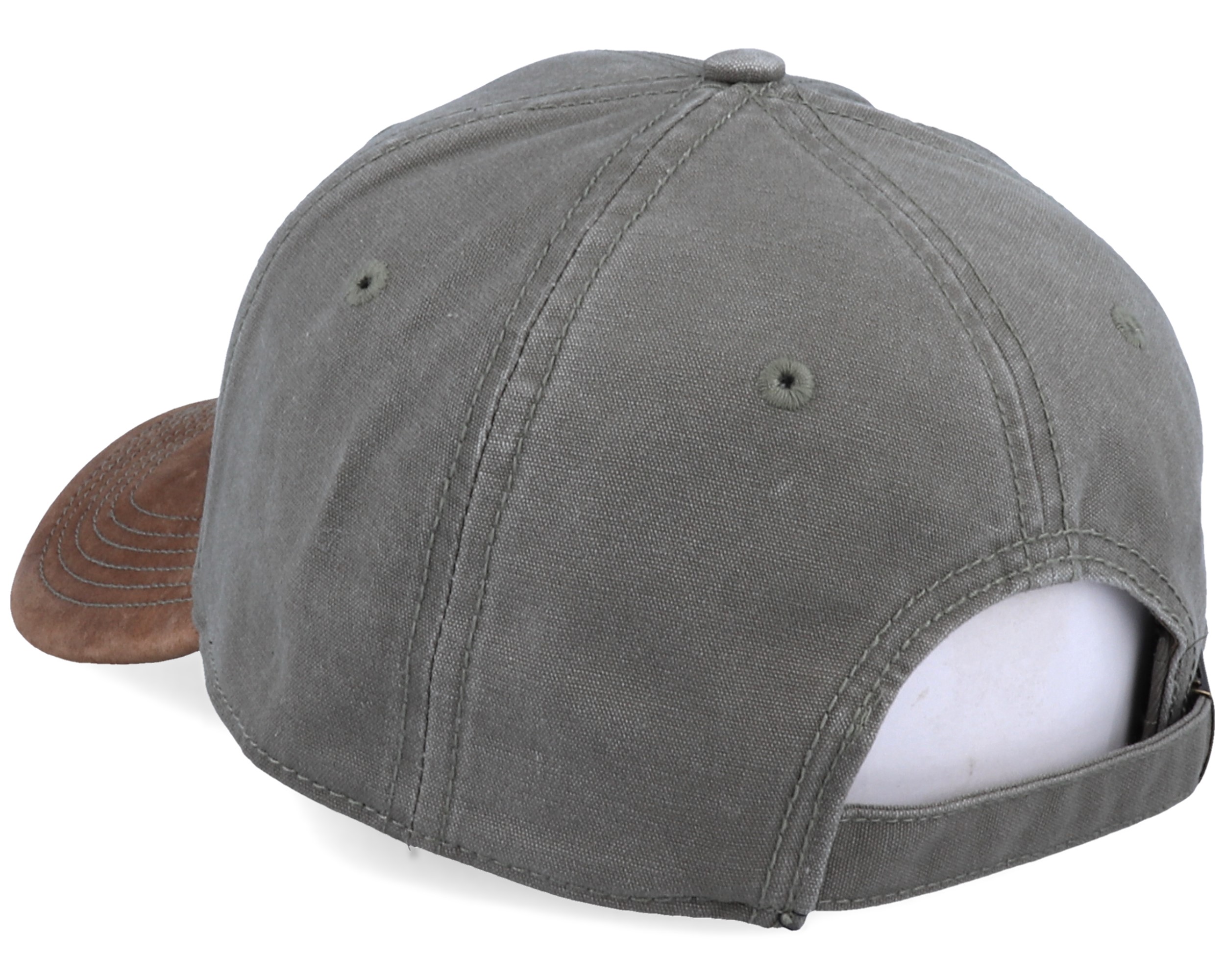 Baseball Cotton Washed Olivebrown Adjustable Stetson Caps Hatstoreno