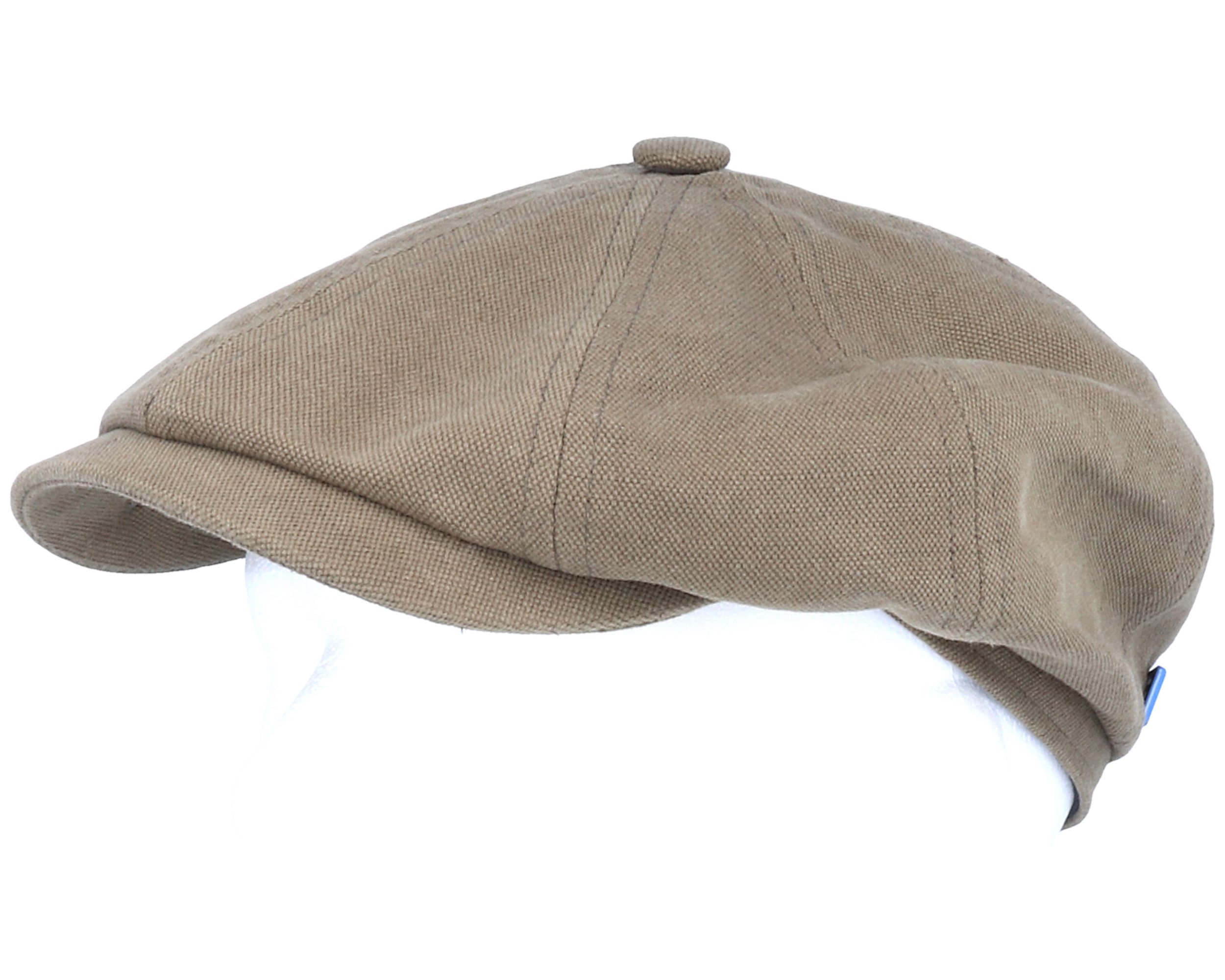 Hatteras Cotton/Linen Green Flat Cap Stetson caps Hatstore.co.uk