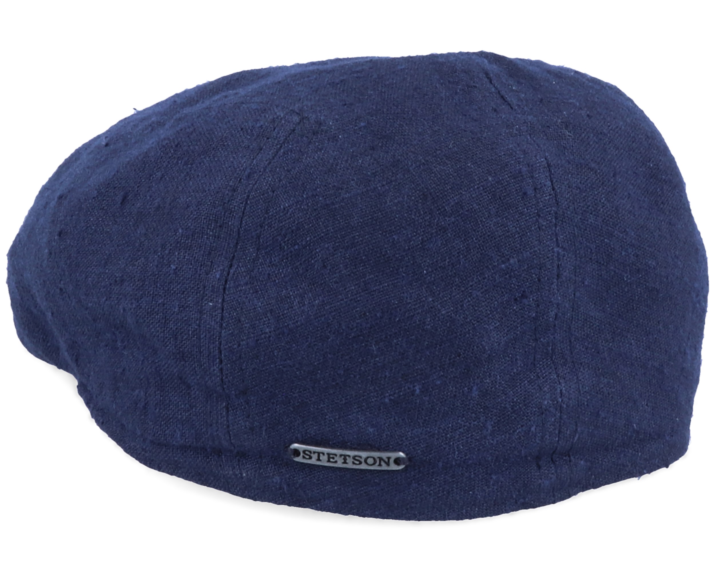 varsity oxford blue linen caps