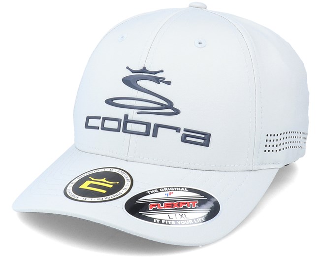 Pro Tour Stretch Fit High Rise Grey Flexfit Cobra Caps Hatstoreworld Com