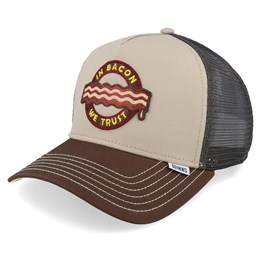 Trucker Cap Hft Food Bacon Khaki/Brown 