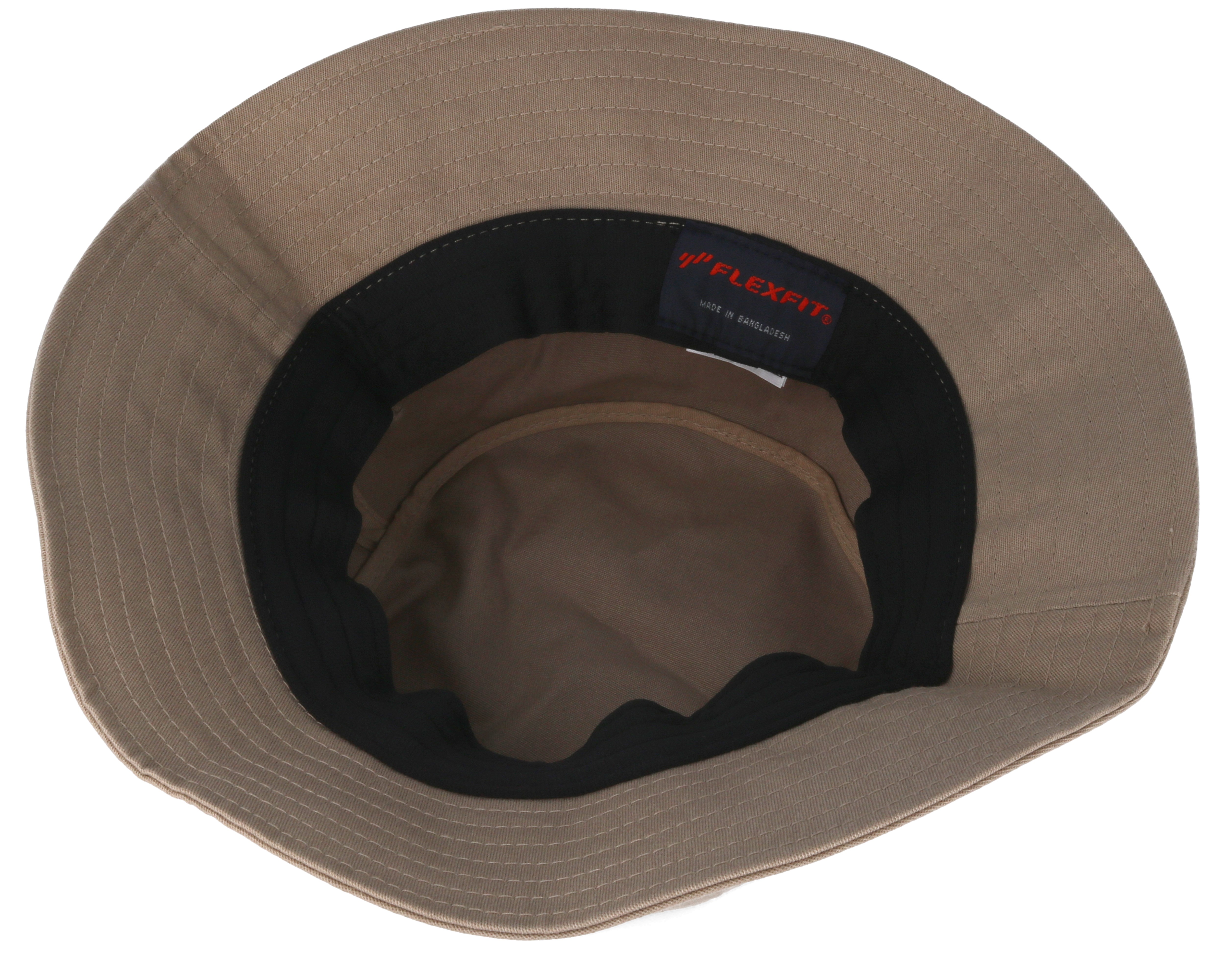 Beige Bucket Yupoong hats Hatstore.co.uk
