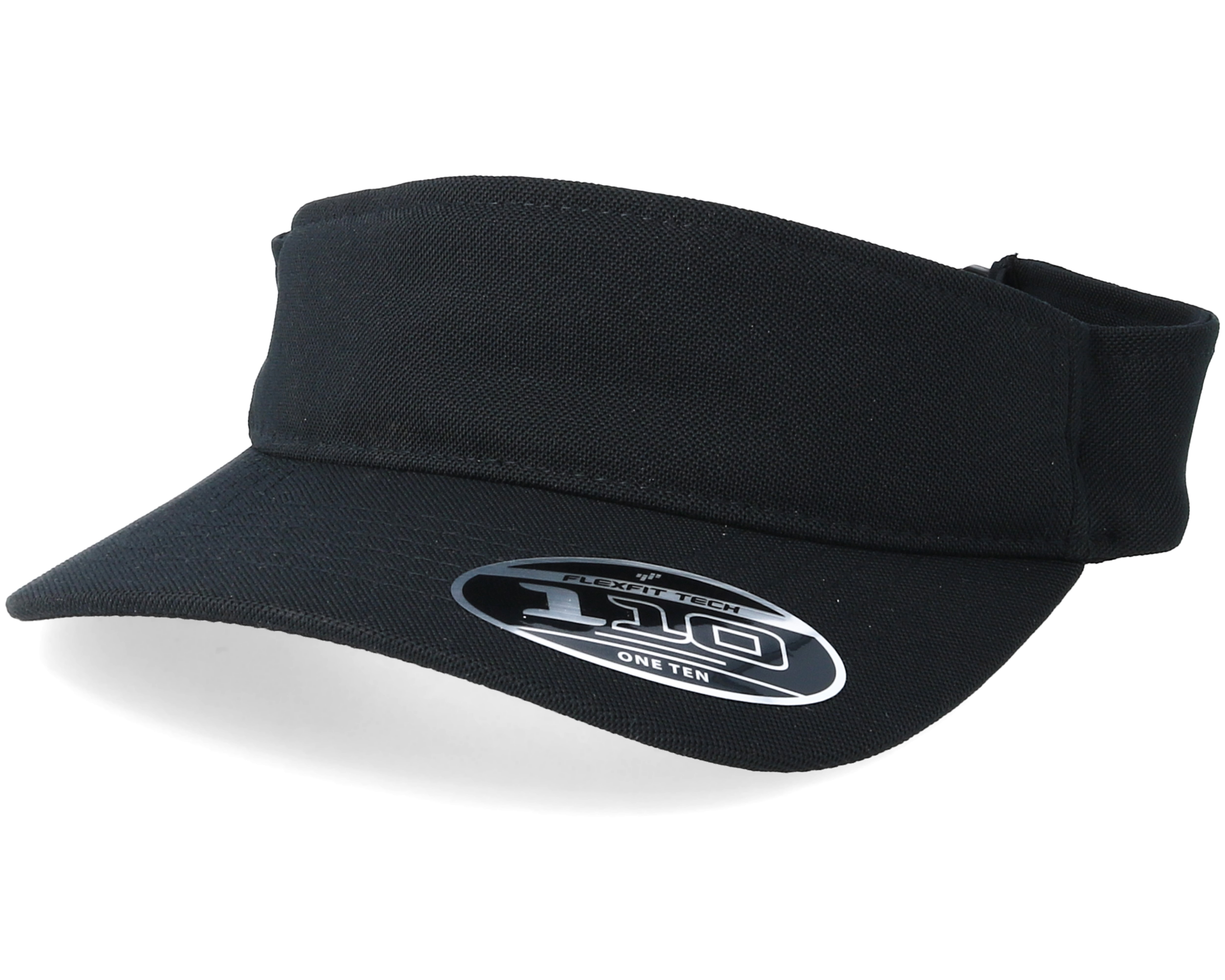 Black 110 Visor Flexfit caps Hatstore.co.uk