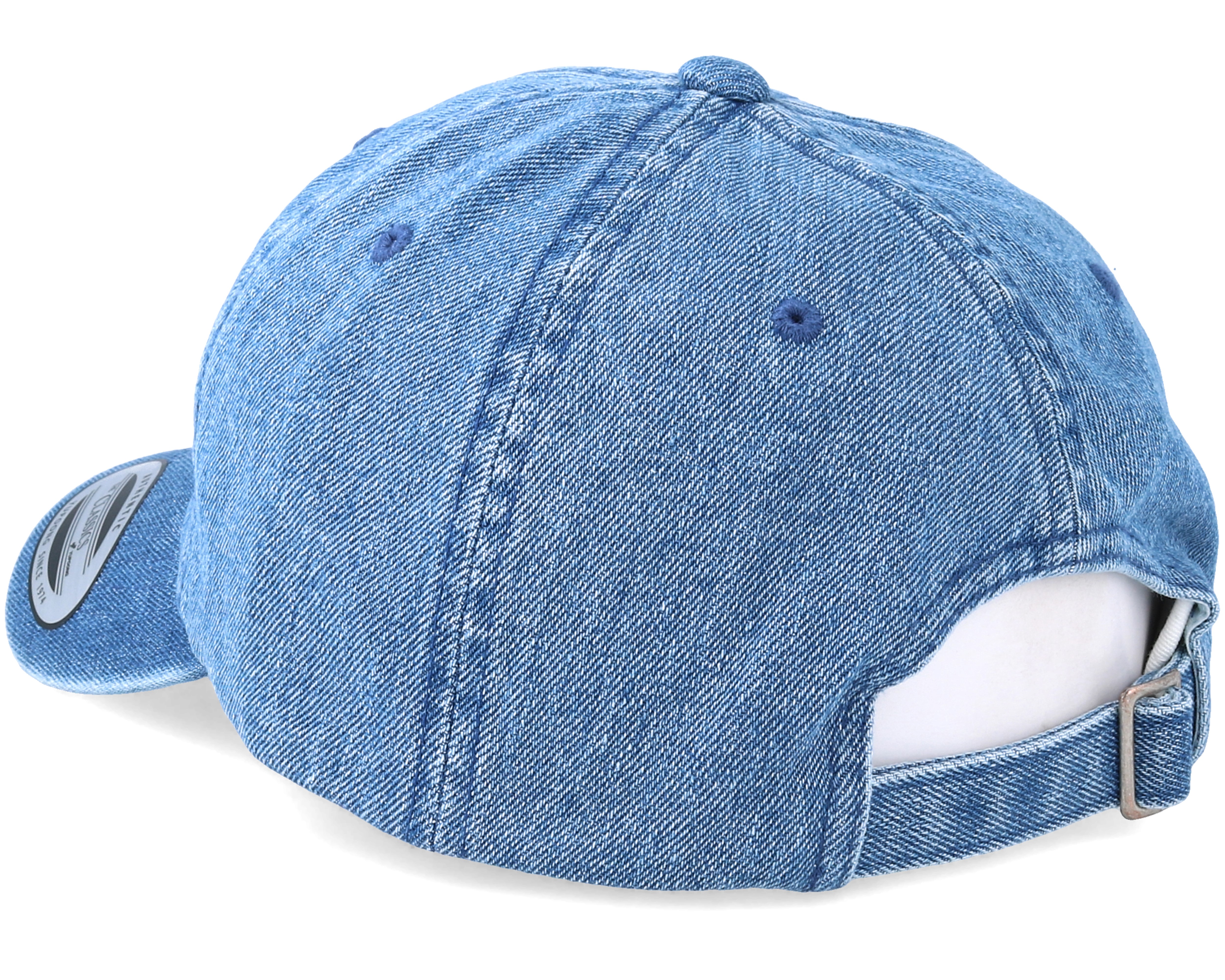 Dad Cap Washed Blue Adjustable Yupoong caps Hatstore.co.uk