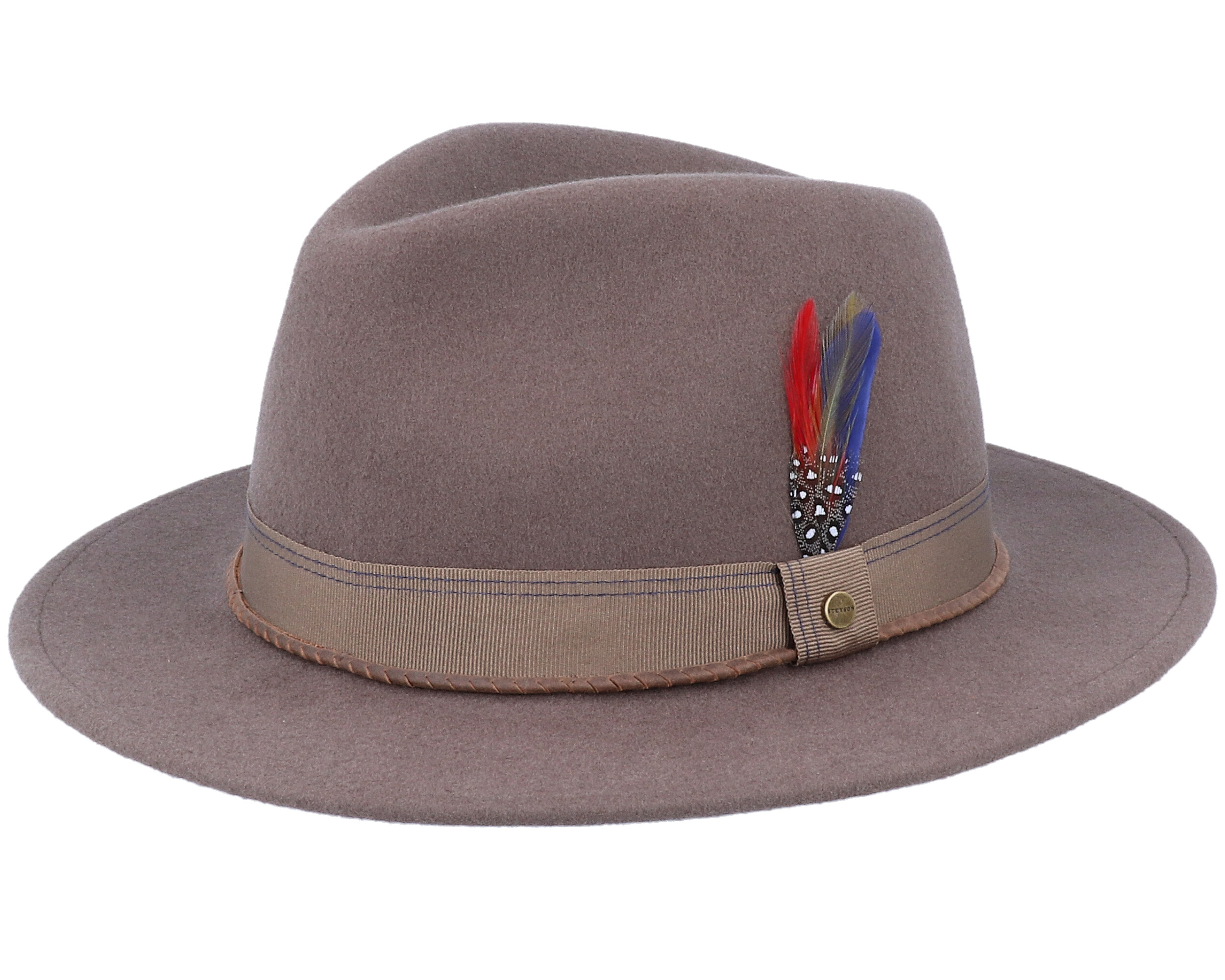 Newark Traveller Woolfelt Brown Fedora Stetson hats