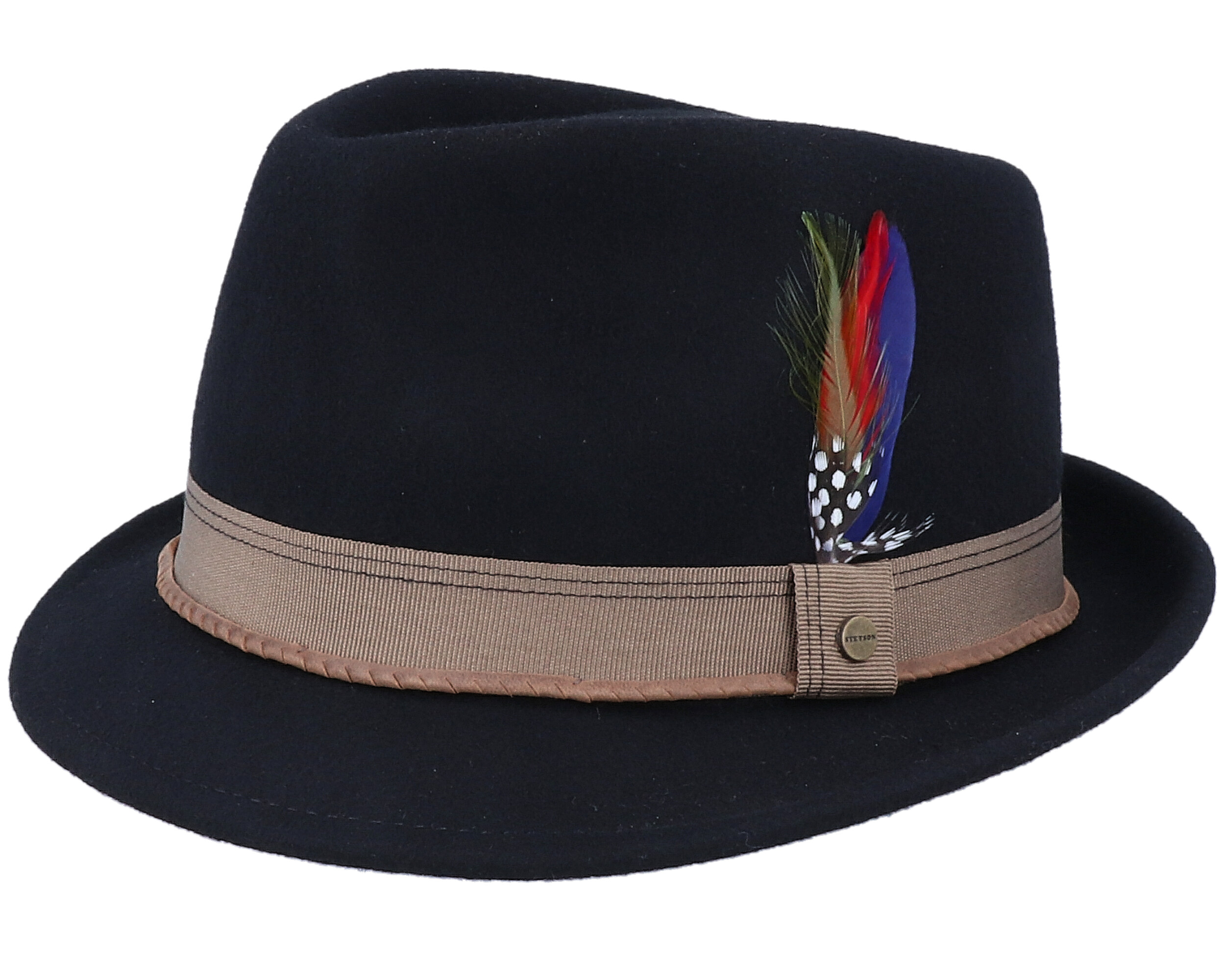 Richmond Woolfelt Black Trilby Stetson hats Hatstore.co.uk