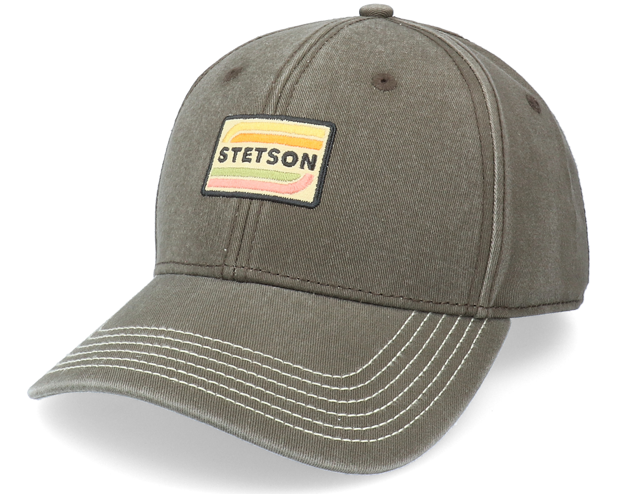 Baseball Cotton Olive Adjustable - Stetson caps - Hatstoreworld.com