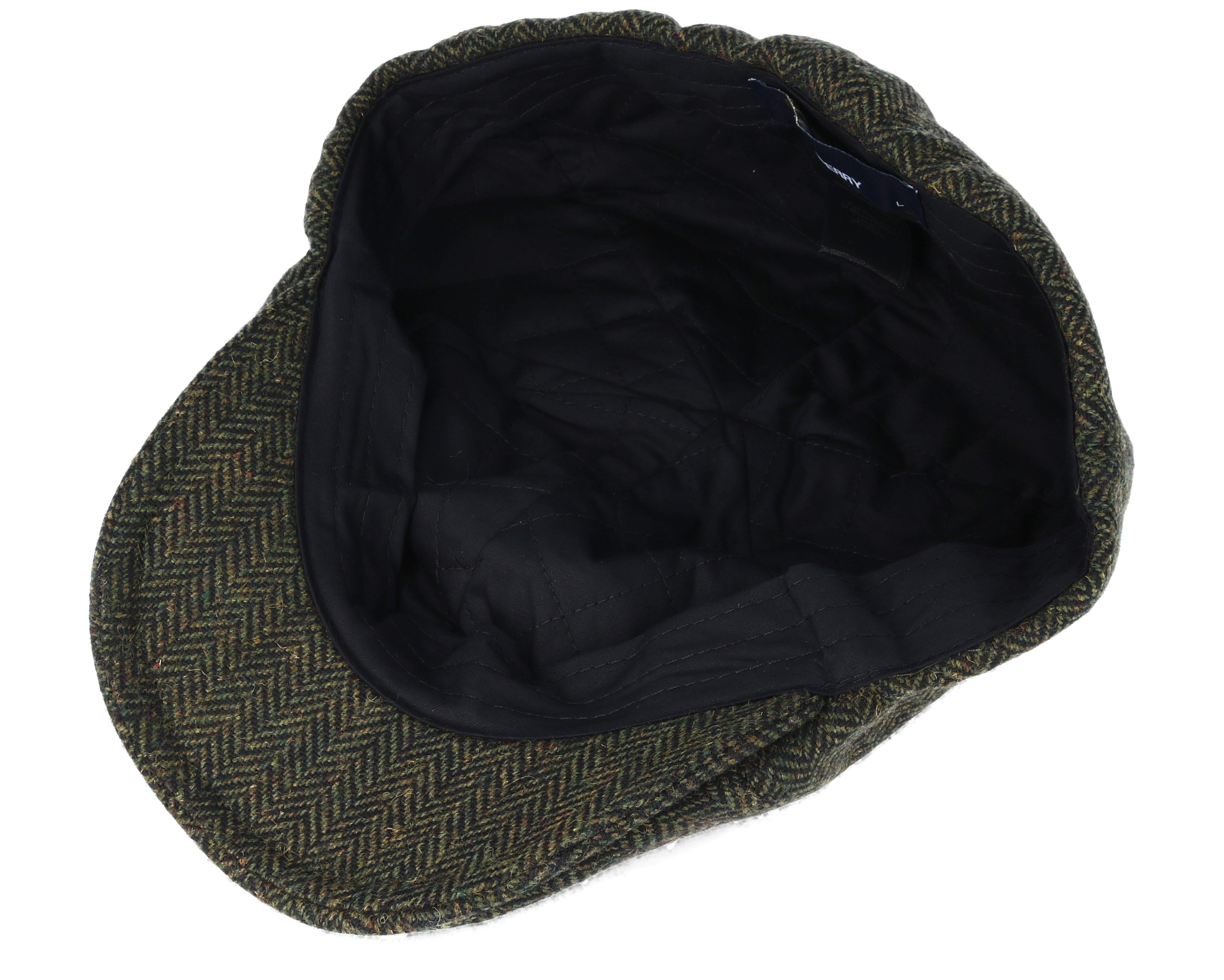 Herringbone Ivy Flat Cap Fred Perry caps Hatstore.co.uk