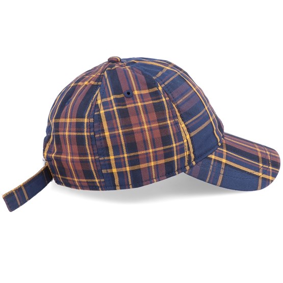 Winter Tartan Midnight Blue Adjustable Fred Perry Caps