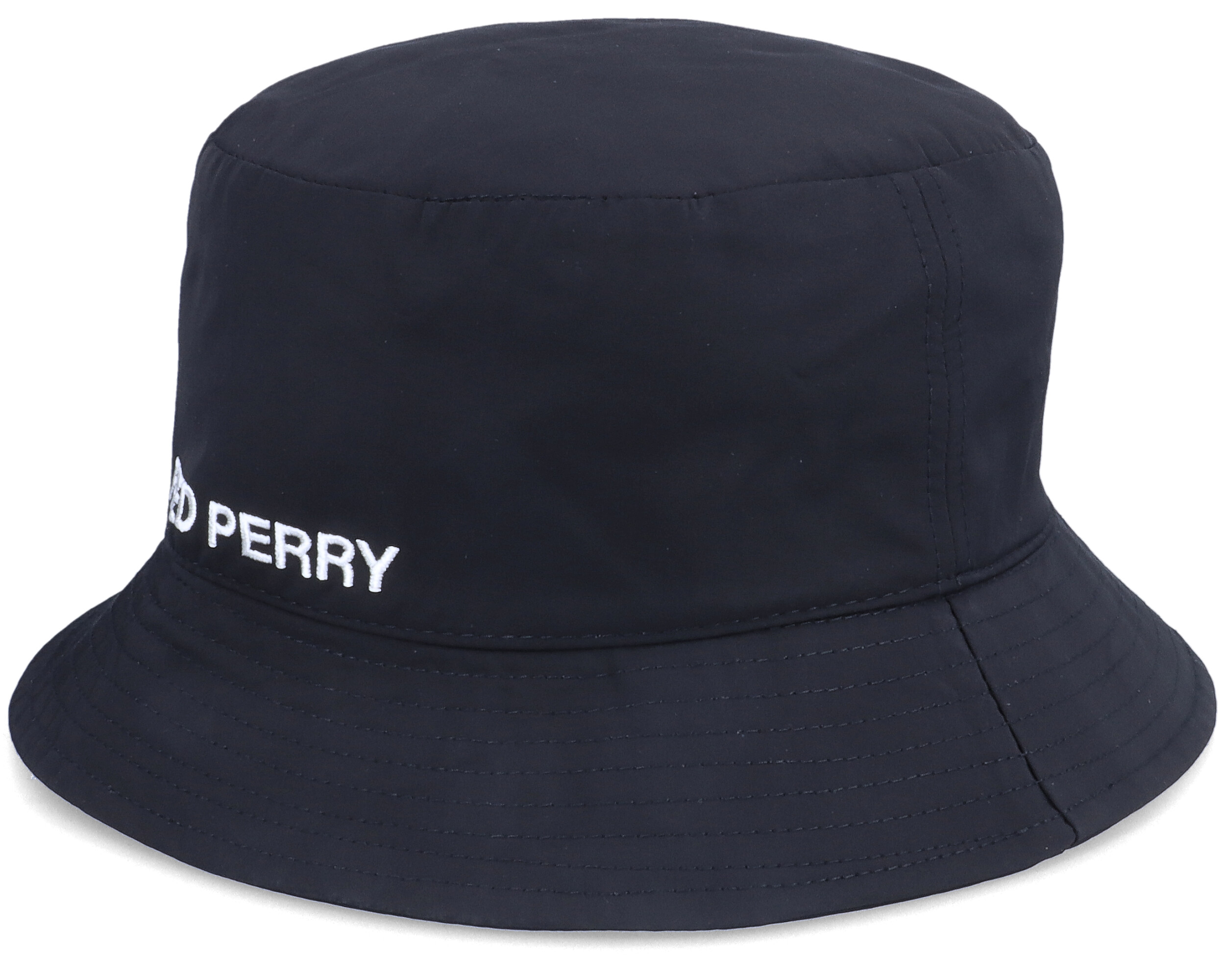 Laurel W B Hat Black Bucket - Fred Perry hats | Hatstore.co.uk