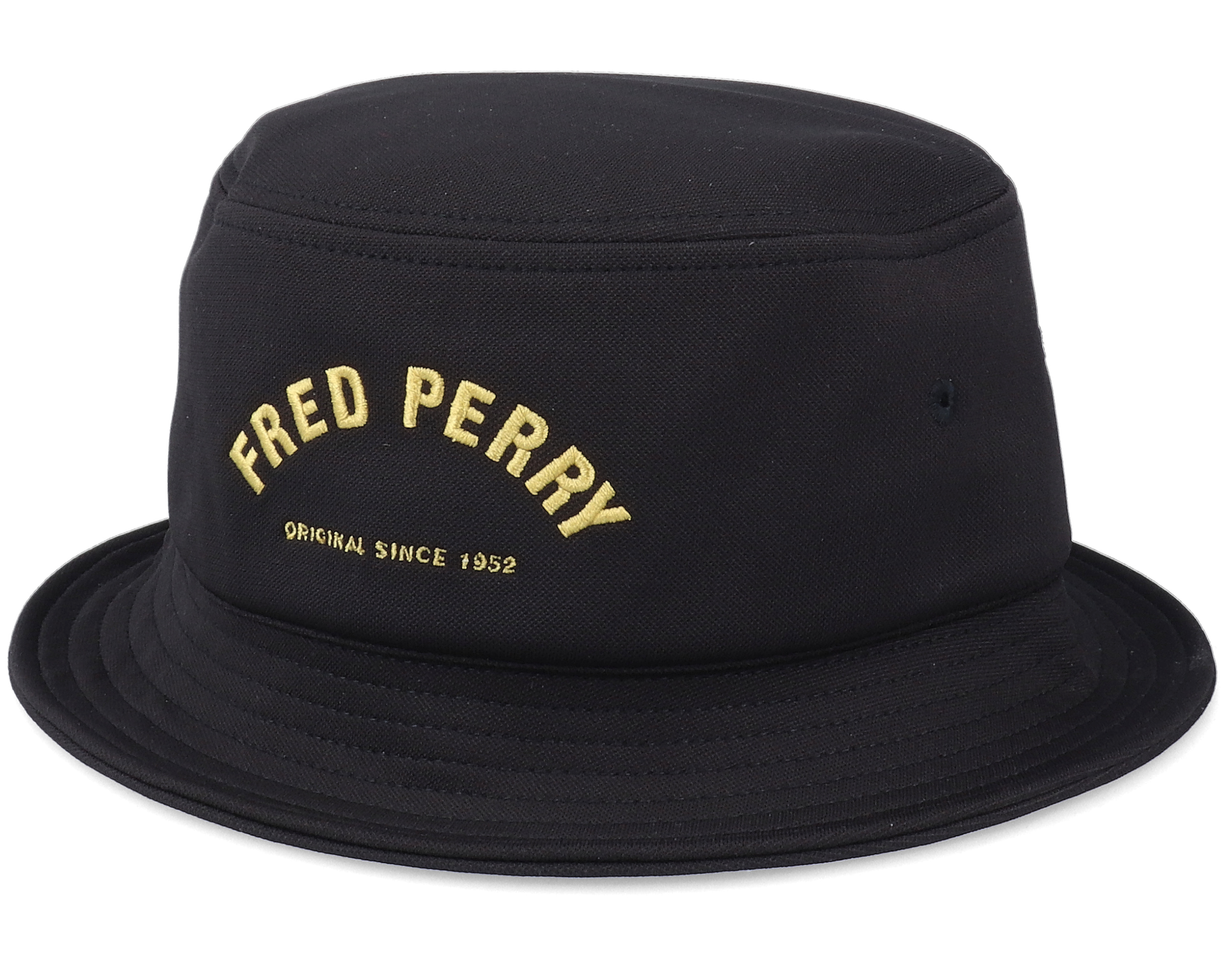 Arch Branded Hat Black Bucket Fred Perry hats Hatstore.co.uk