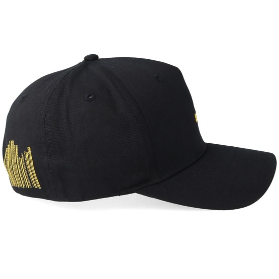 Defy Curver Peak Black Adjustable King Apparel caps