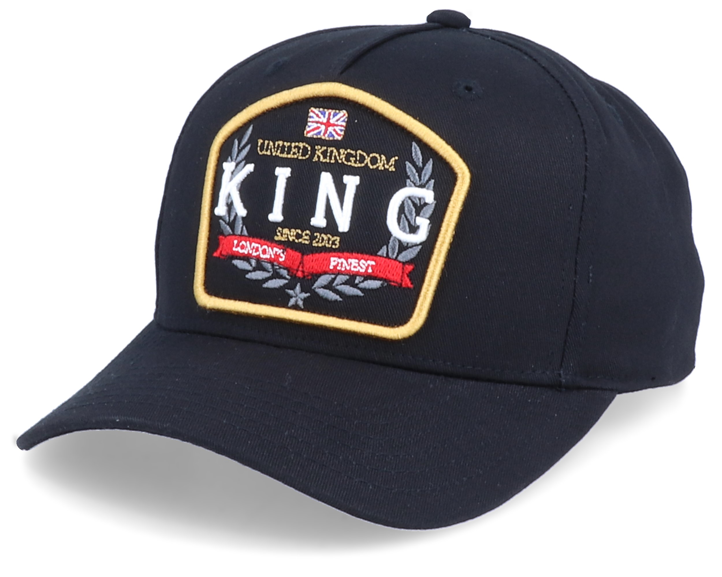 The Imperial Cap Black Adjustable King Apparel caps Hatstore.co.uk