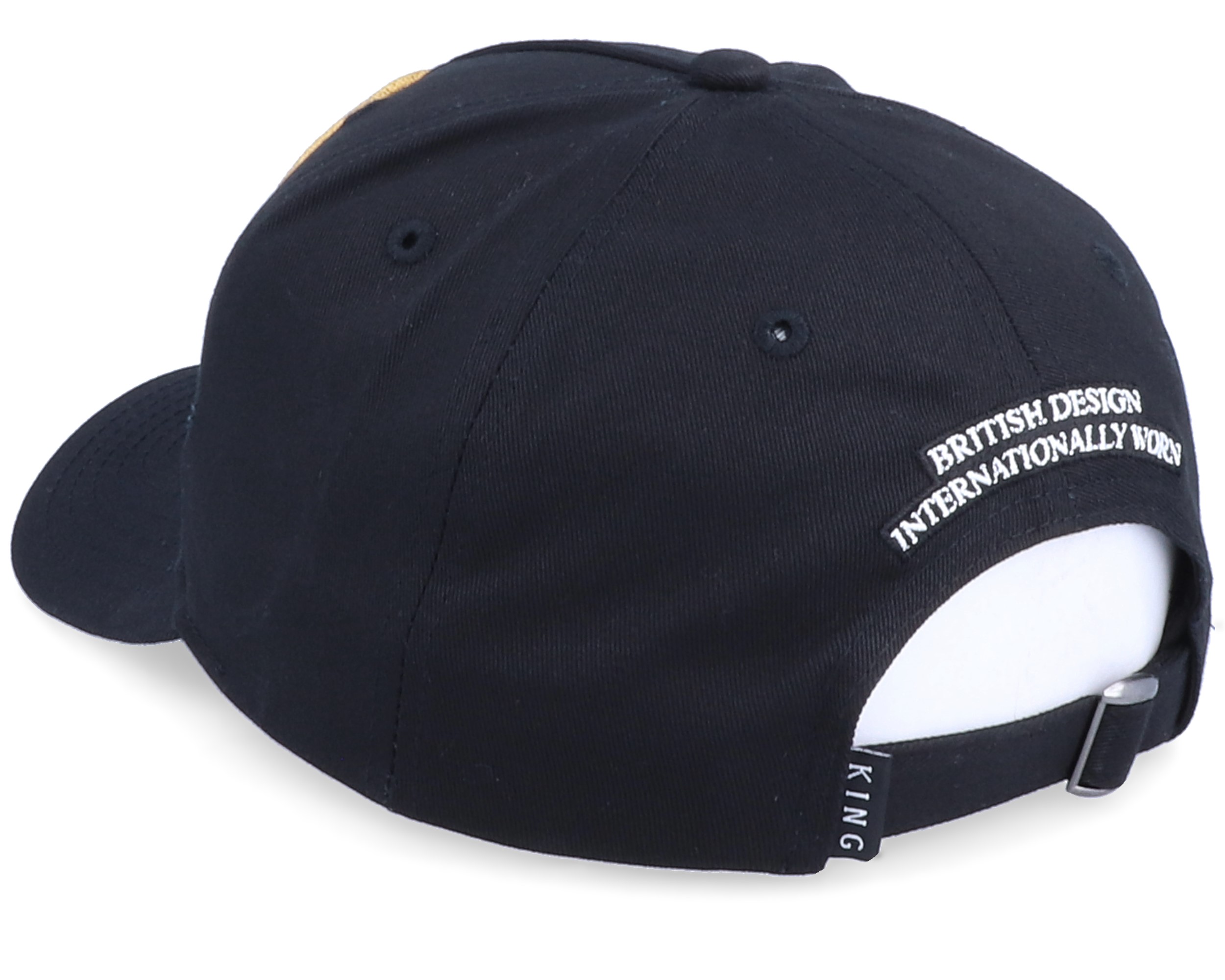 The Imperial Cap Black Adjustable King Apparel caps Hatstore.co.uk