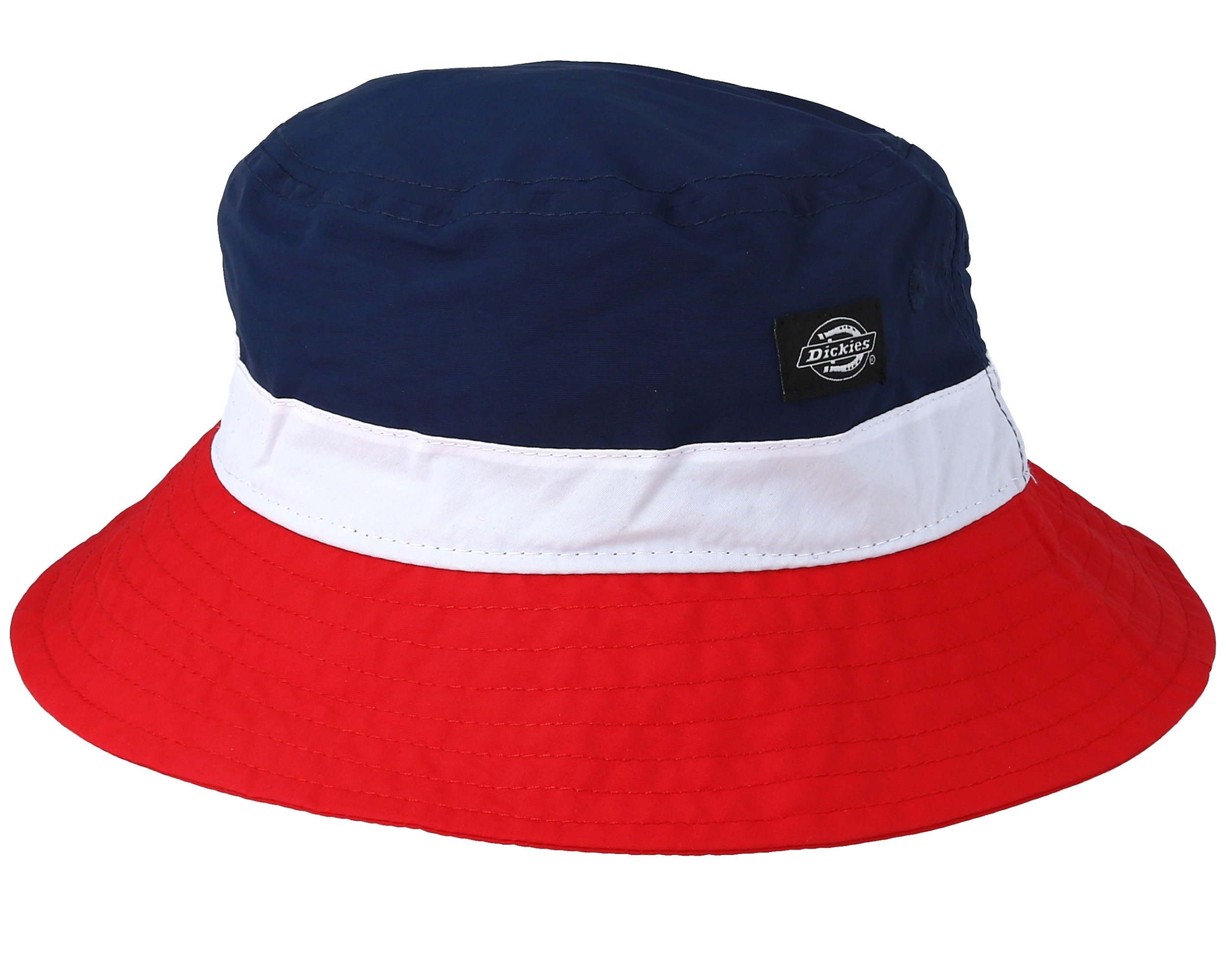 Freeville Navy Blue/White/Red Bucket Dickies hats Hatstore.co.uk