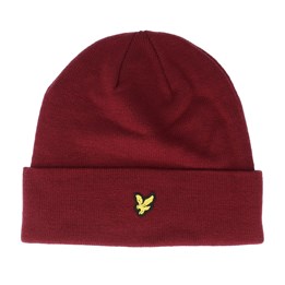 Beanie Burgundy Cuff - Lyle \u0026 Scott 