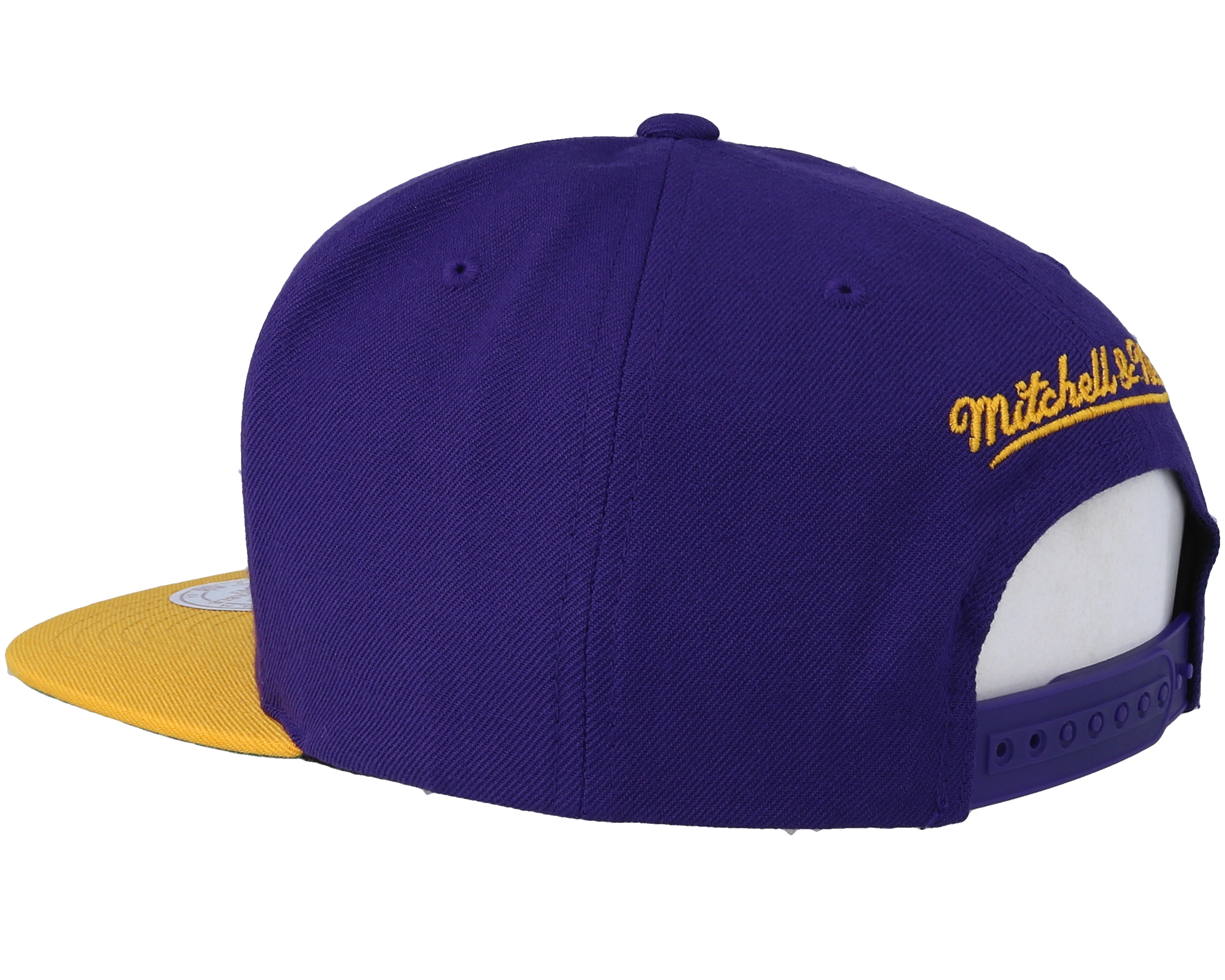 LA Lakers 2 Tone Purple/Yellow Snapback - Mitchell & Ness caps ...