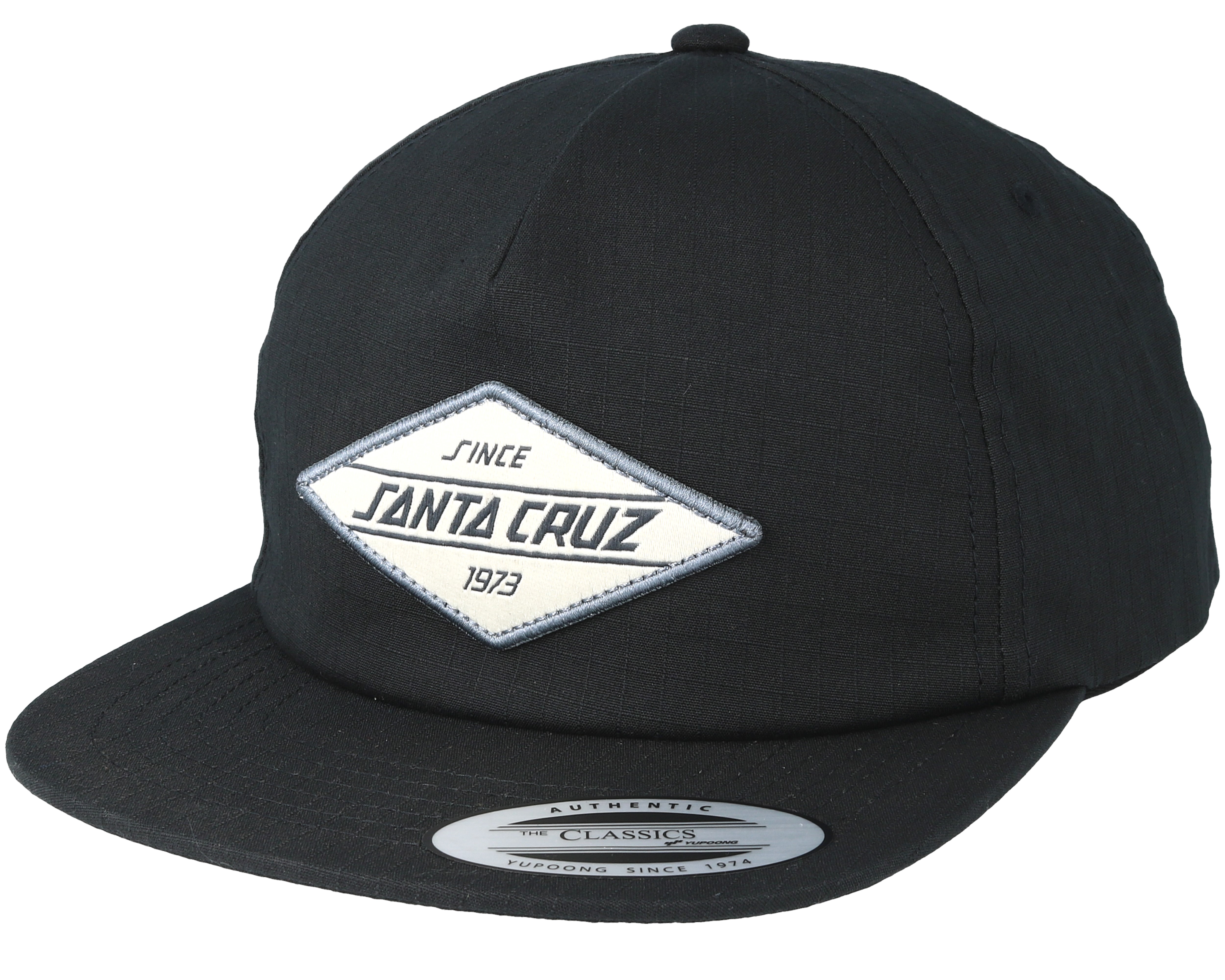Cappellino Santa Cruz Classic Hand Trucker: Nero, Parte Anteriore In Schiuma E Retro In Rete. Il Mito Dello Skateboard!