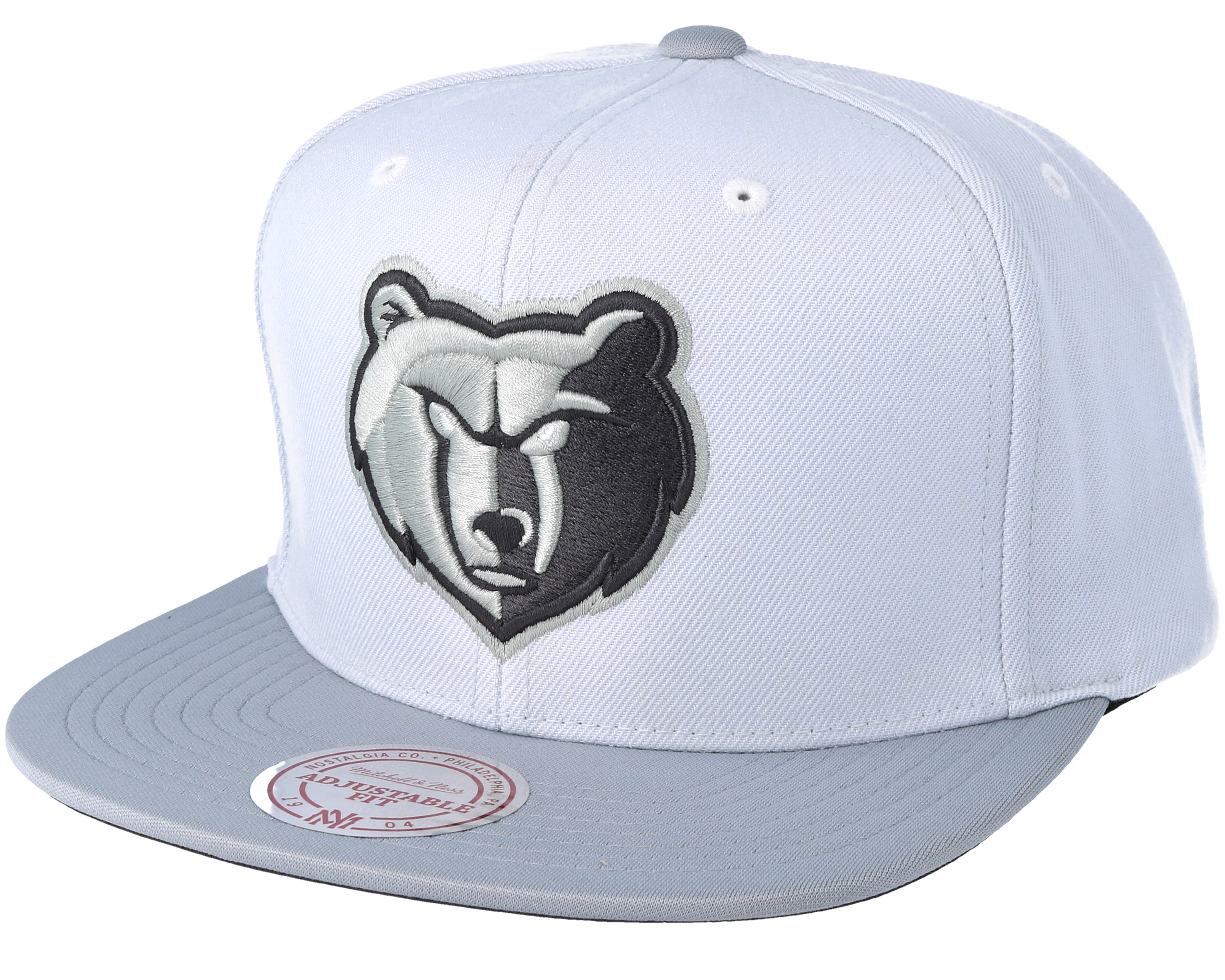 Memphis Grizzlies 2T Plus Series Grey Snapback Mitchell & Ness caps Hatstore.co.uk