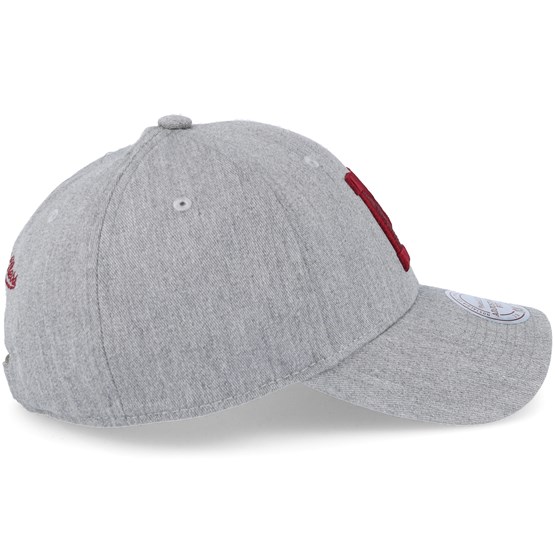 Montreal Maroons Team Logo Low Pro Strapback Heather Grey Adjustable Mitchell Ness Caps Hatstoreworld Com