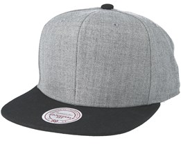 Blank Grey/Black Snapback - Mitchell & Ness