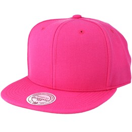 Blank Pink Snapback - Mitchell \u0026 Ness 
