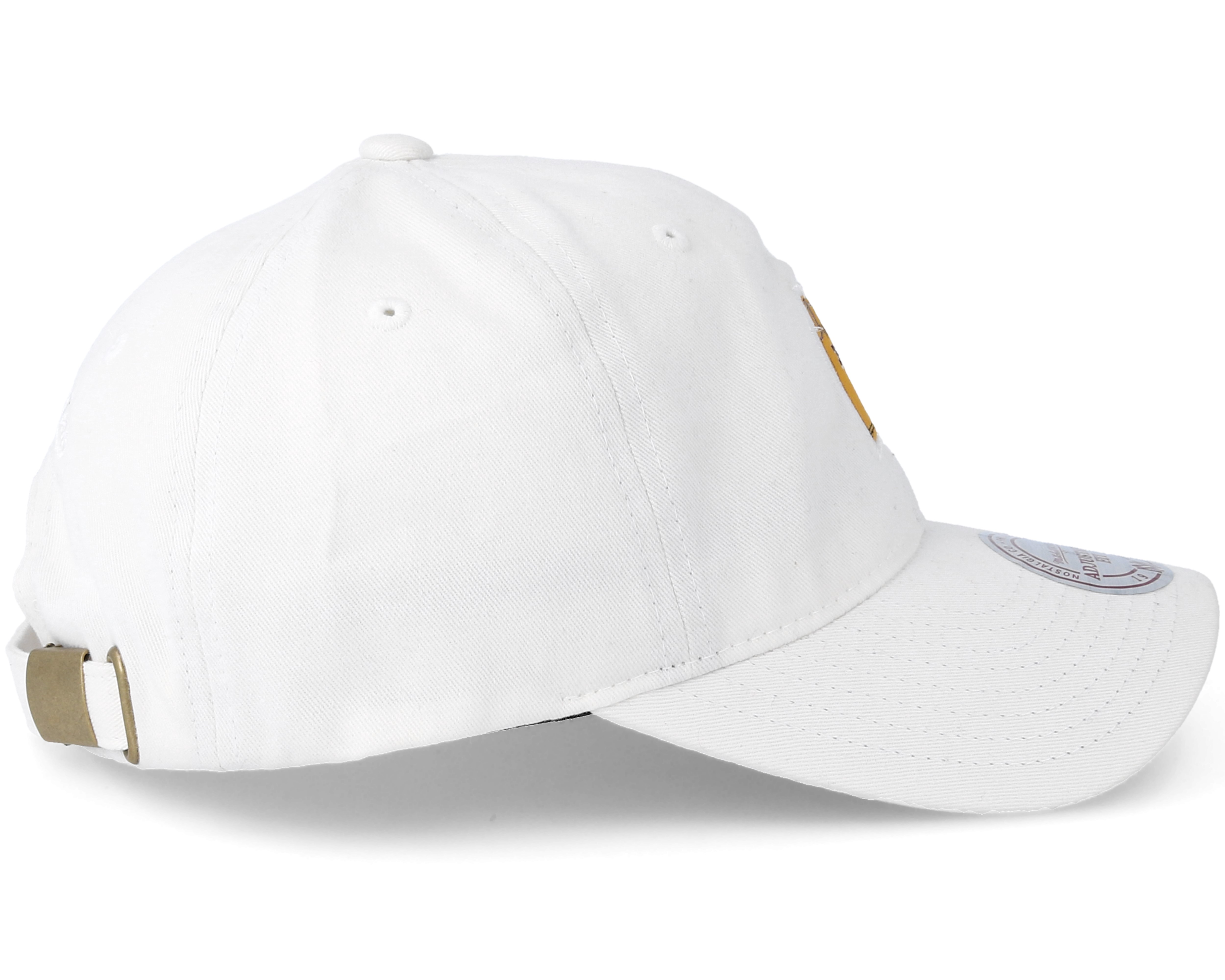 Los Angeles Lakers Small Jersey Dad Hat White Adjustable - Mitchell & Ness caps - Hatstore.no
