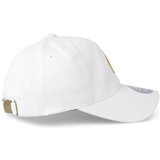 Los Angeles Lakers Small Jersey Dad Hat White Adjustable Mitchell Ness Cap Hatstore Co In
