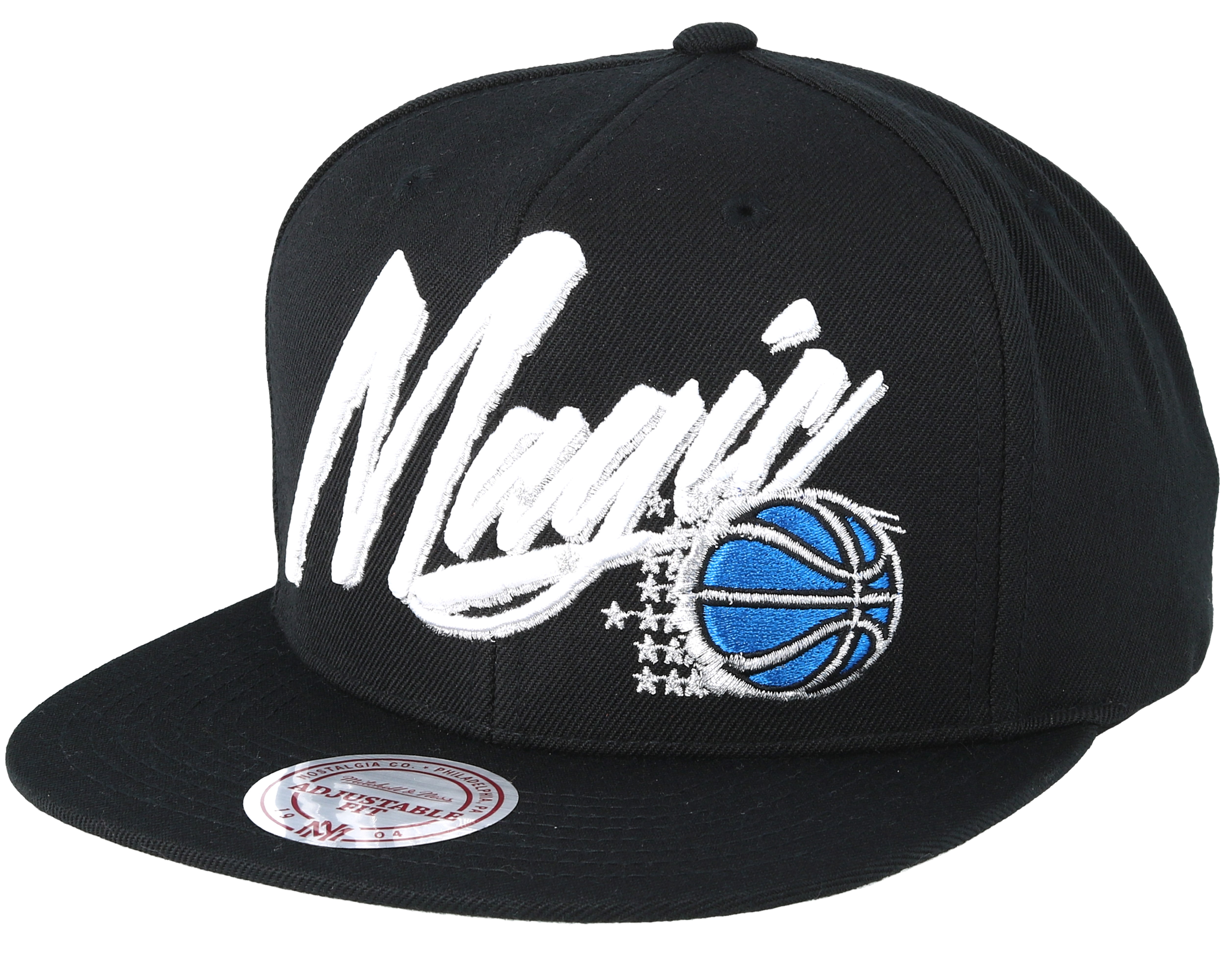 Orlando Magic Vice Script Solid Black Snapback - Mitchell ...