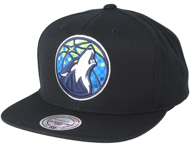 Mitchell /& Ness Minnesota Timberwolves Eazy Black 110 Adjustable